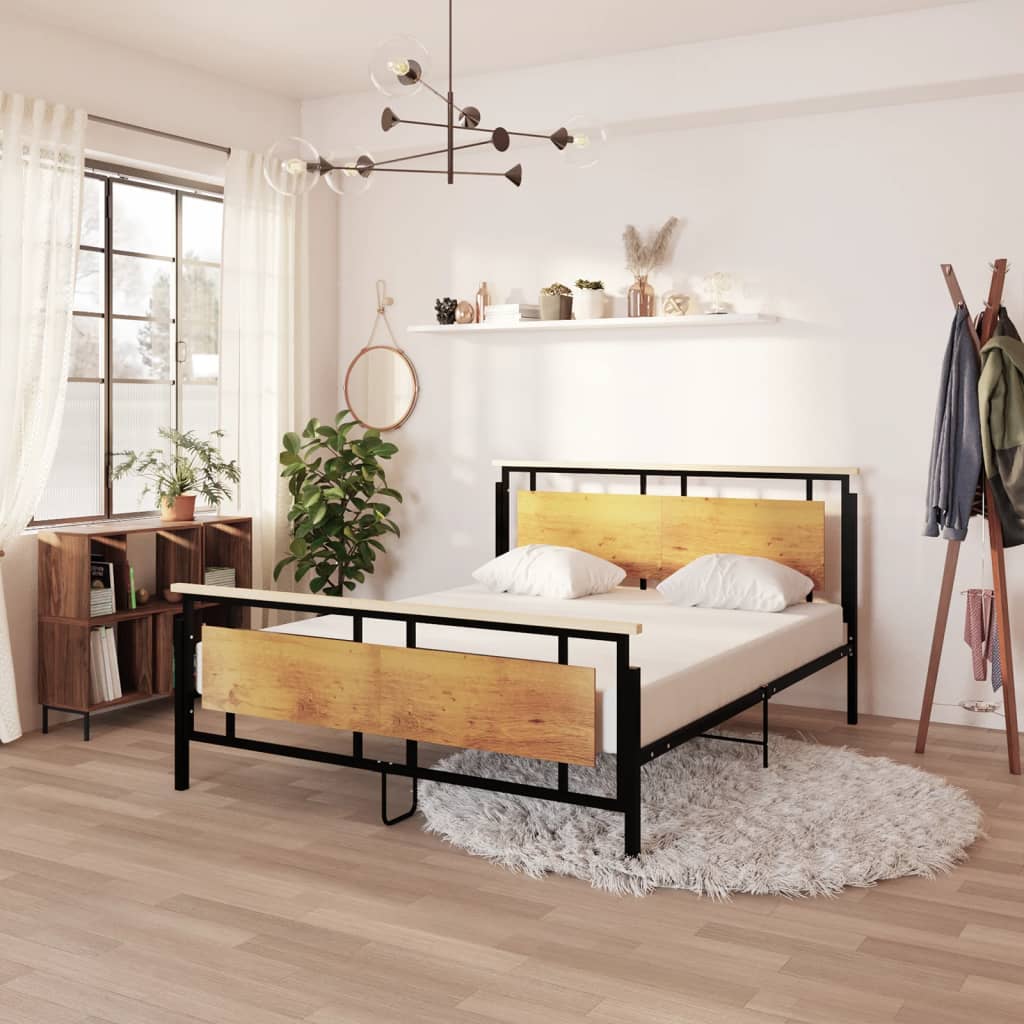 vidaXL Bed Frame Metal 160x200 cm