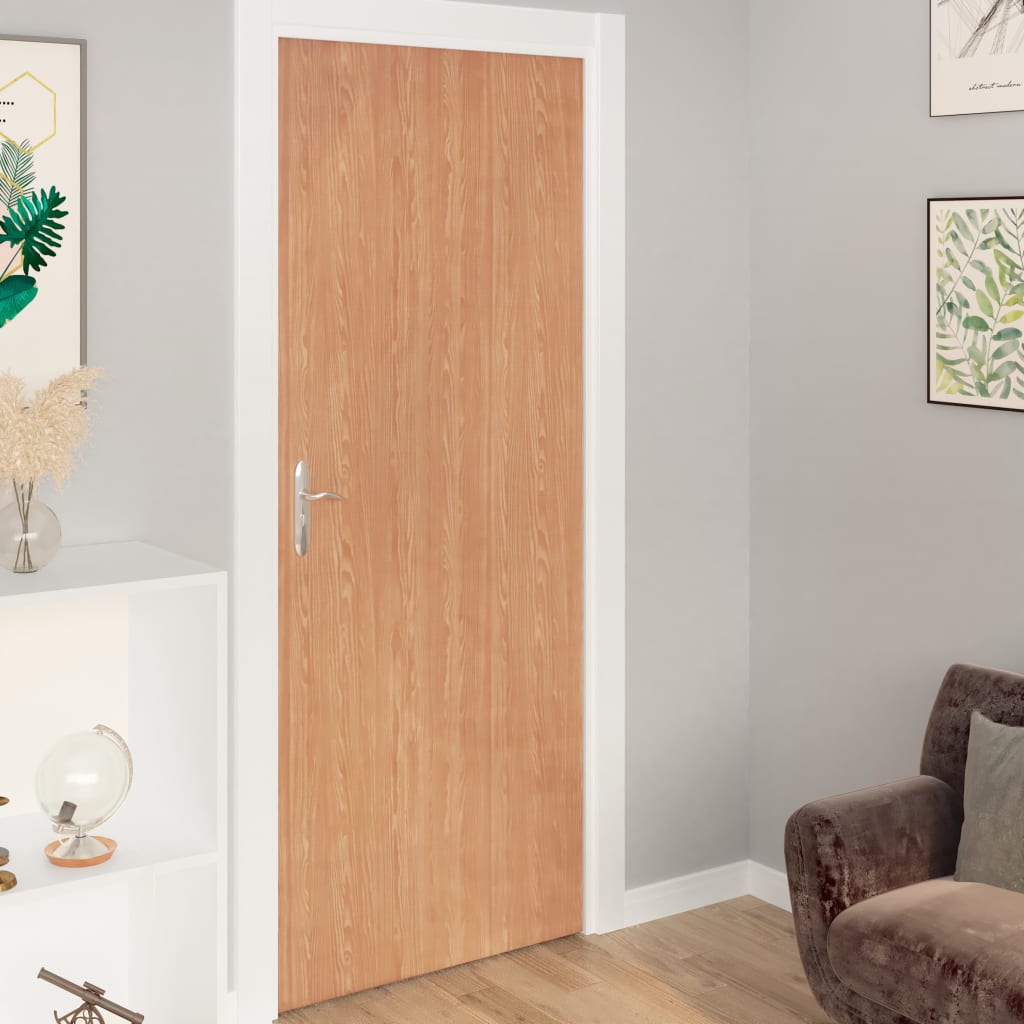 vidaXL Self-adhesive Door Films 2 pcs Ahorn 210x90 cm PVC