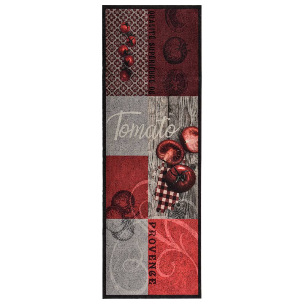 vidaXL Kitchen Carpet Washable Tomatoes 60x300 cm