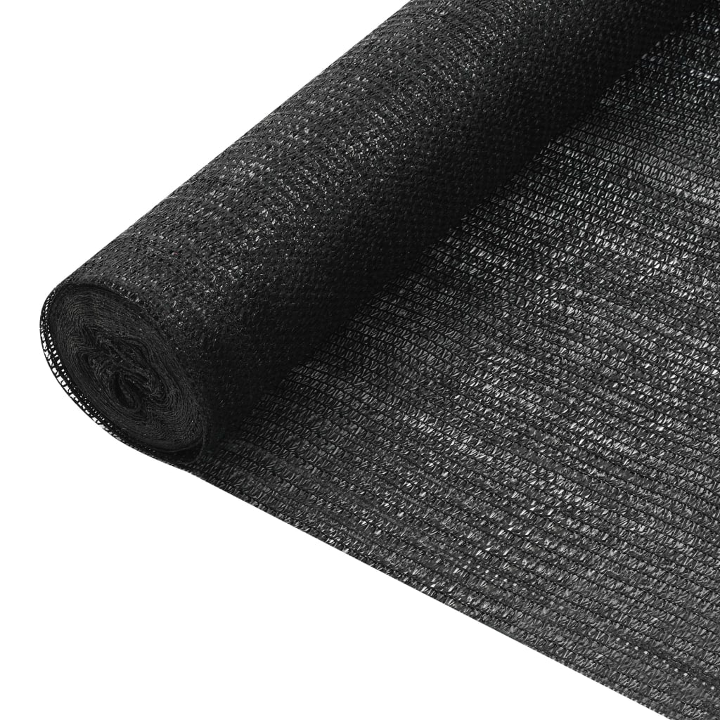 vidaXL Privacy Net Black 1x25 m HDPE 75 g/må_