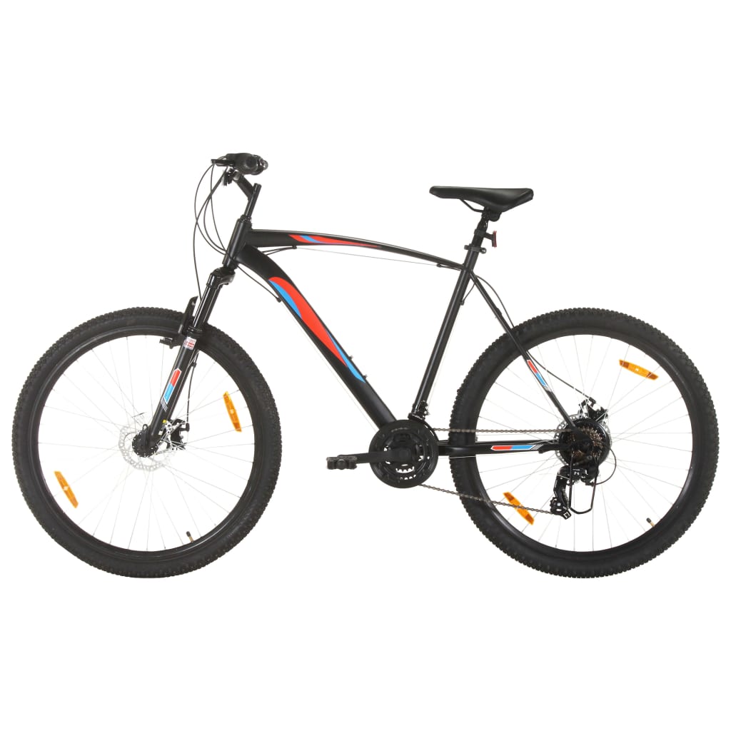 vidaXL Mountain Bike 21 Speed 29 inch Wheel 53 cm Frame Black