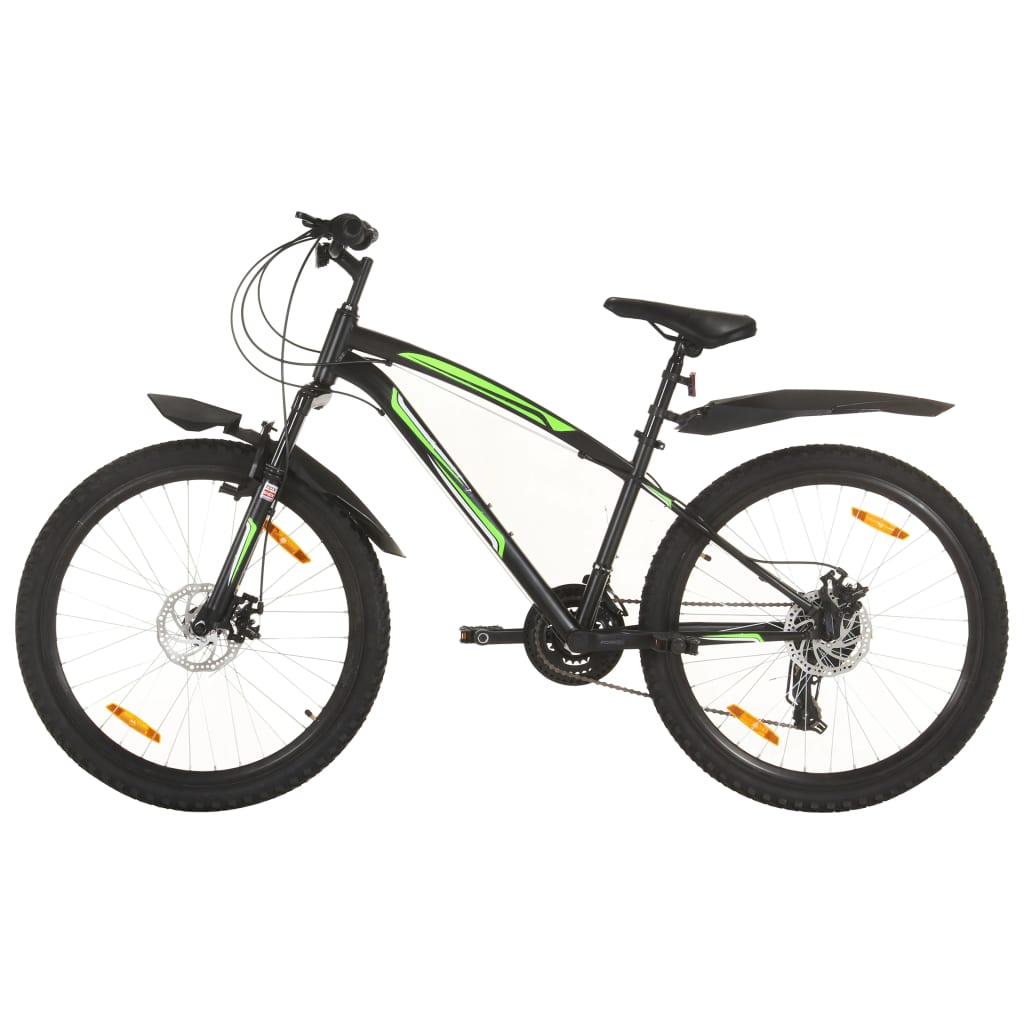 vidaXL Mountain Bike 21 Speed 26 inch Wheel 36 cm Black