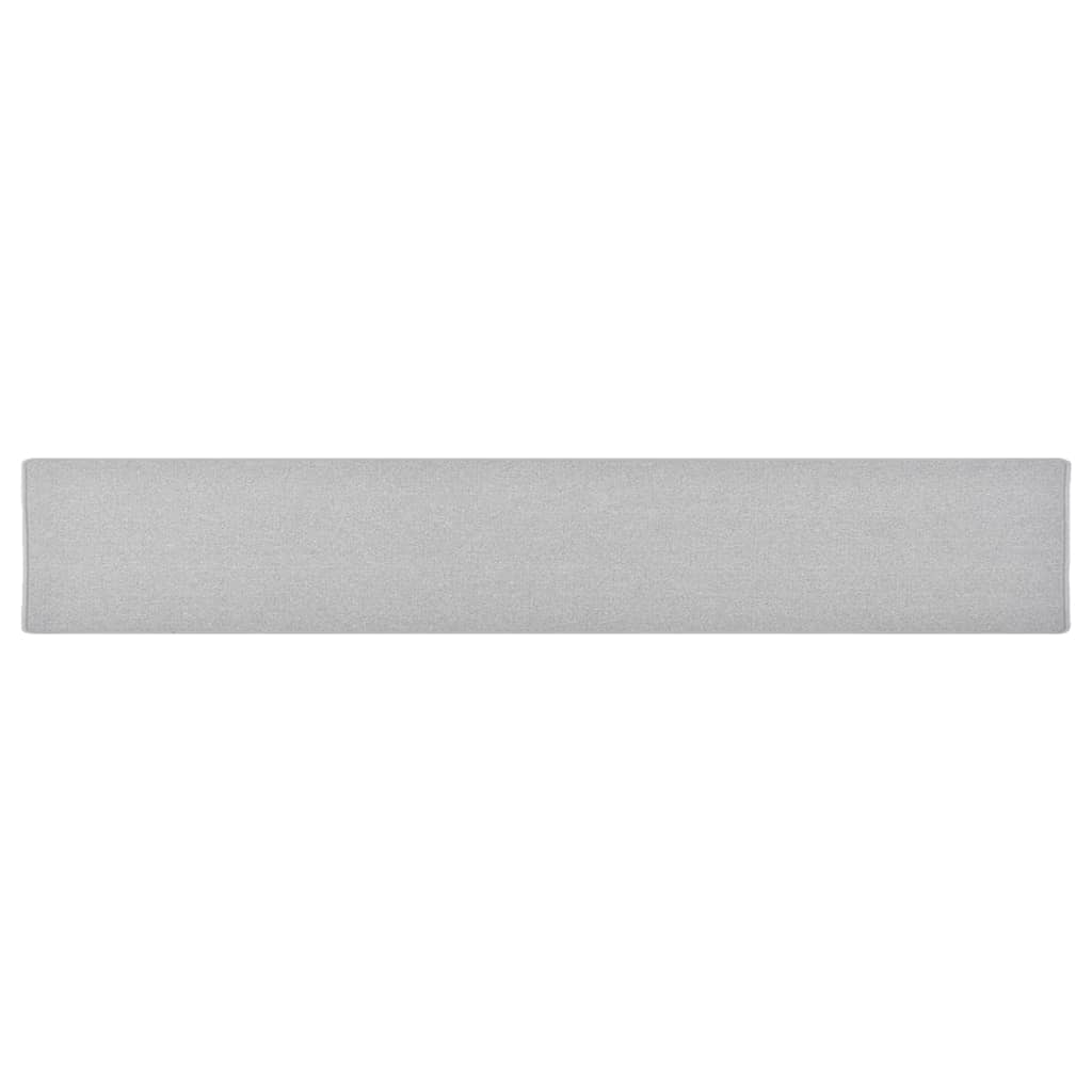 vidaXL Carpet Runner Light Grey 50x300 cm