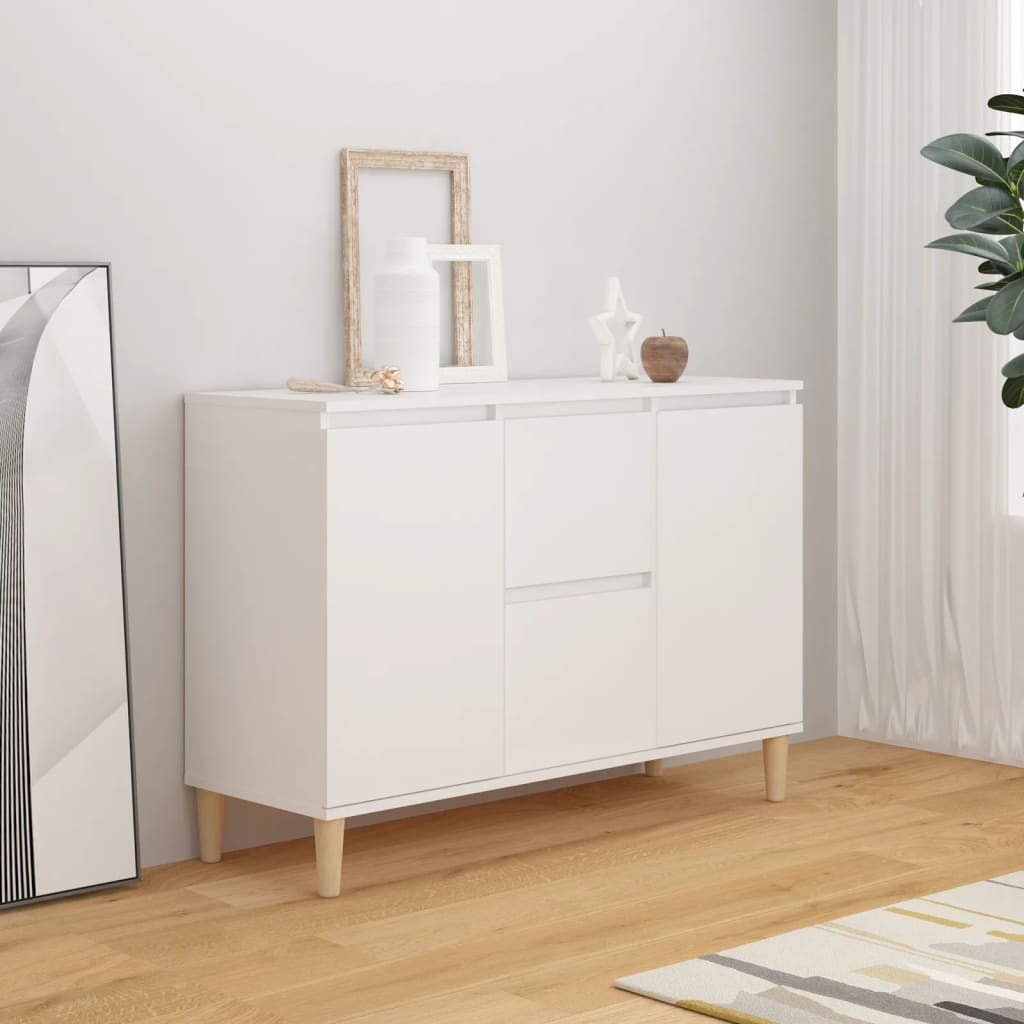 vidaXL Sideboard White 103.5x35x70 cm Engineered Wood