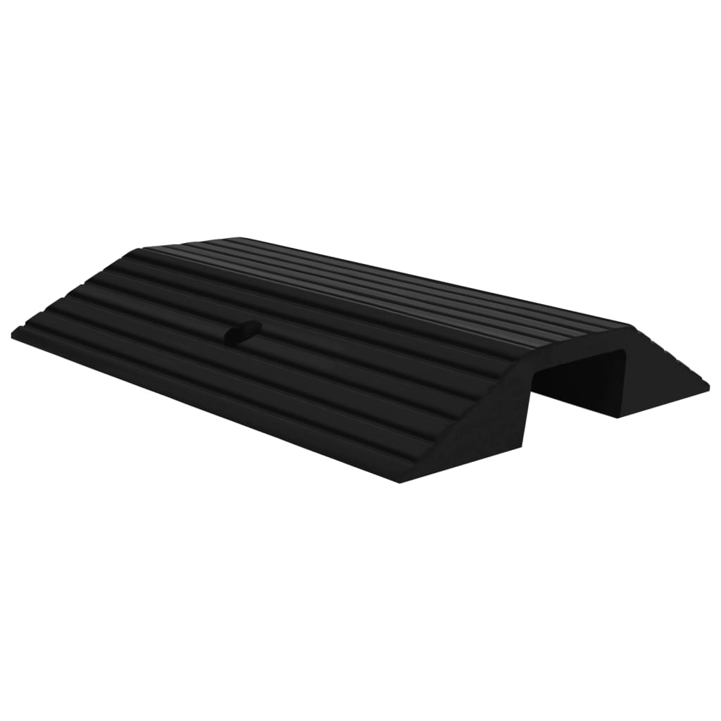 vidaXL Bridge Threshold Ramp 49x40x8 cm Rubber