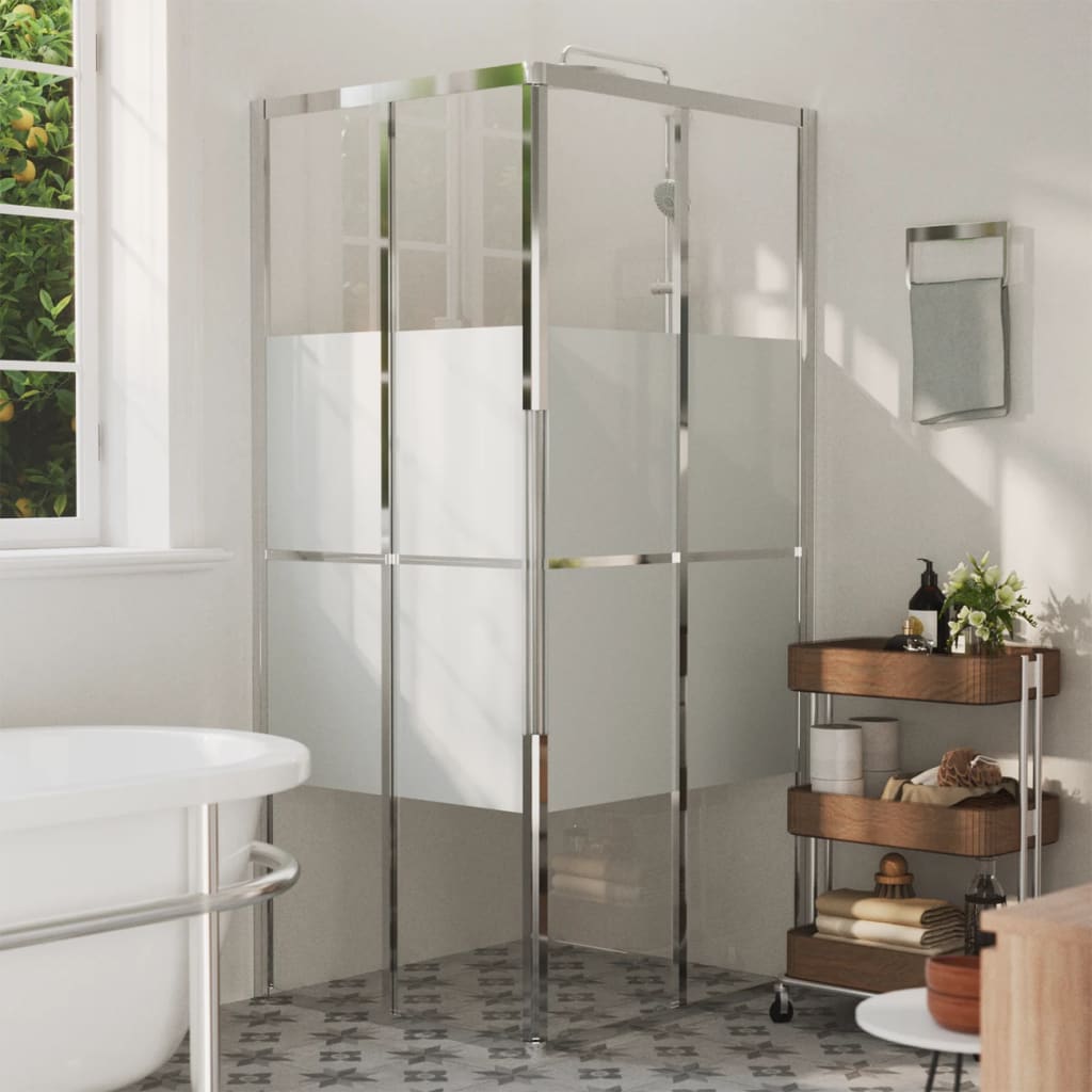 vidaXL Shower Cabin ESG 90x70x180 cm