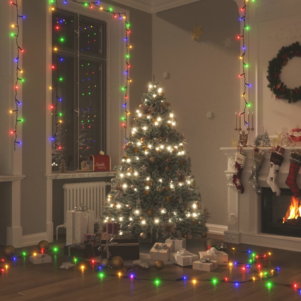 vidaXL Light String with 400 LEDs Multicolour 40m 8 Light Effects