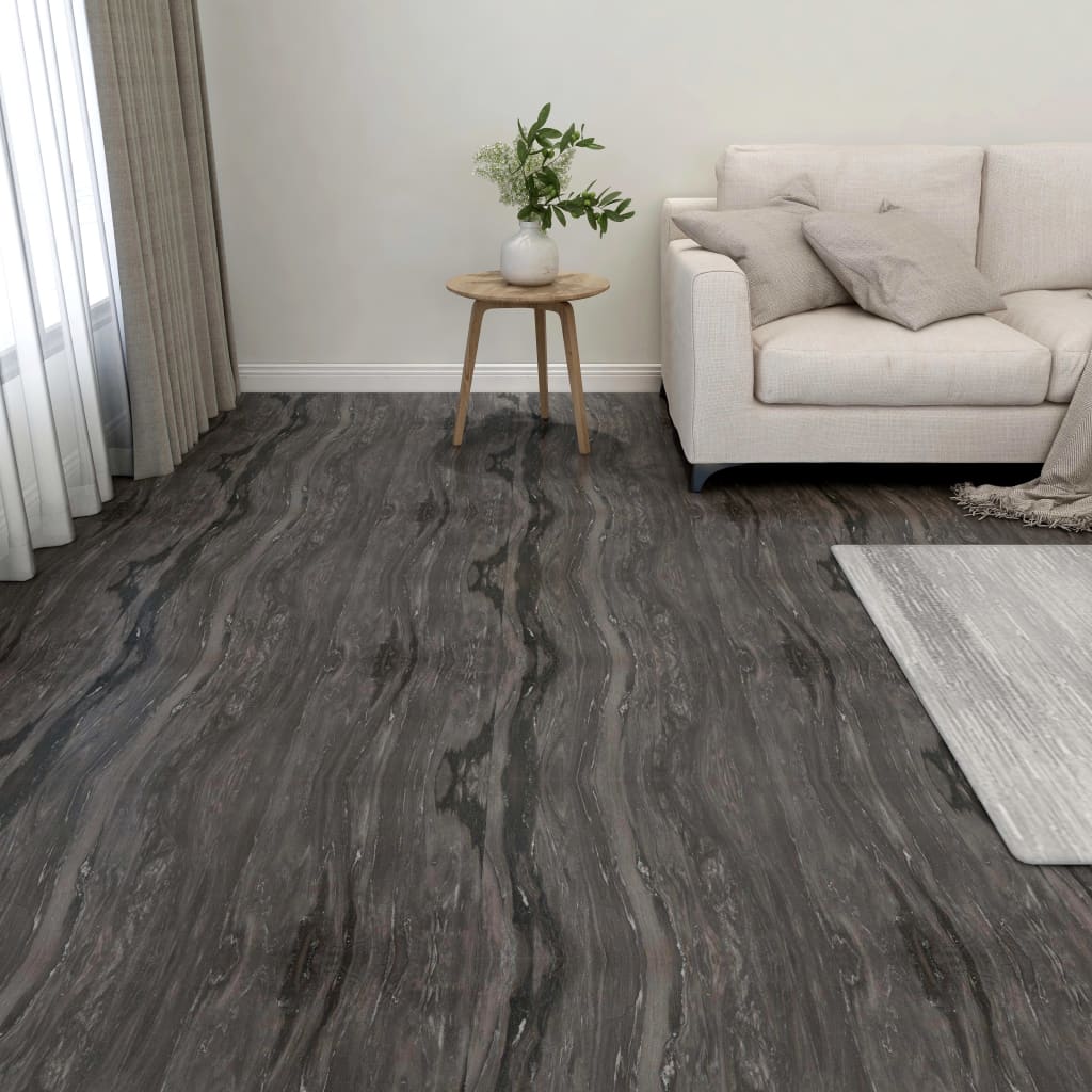 vidaXL Self-adhesive Flooring Planks 20 pcs PVC 1.86 må_ Dark Grey
