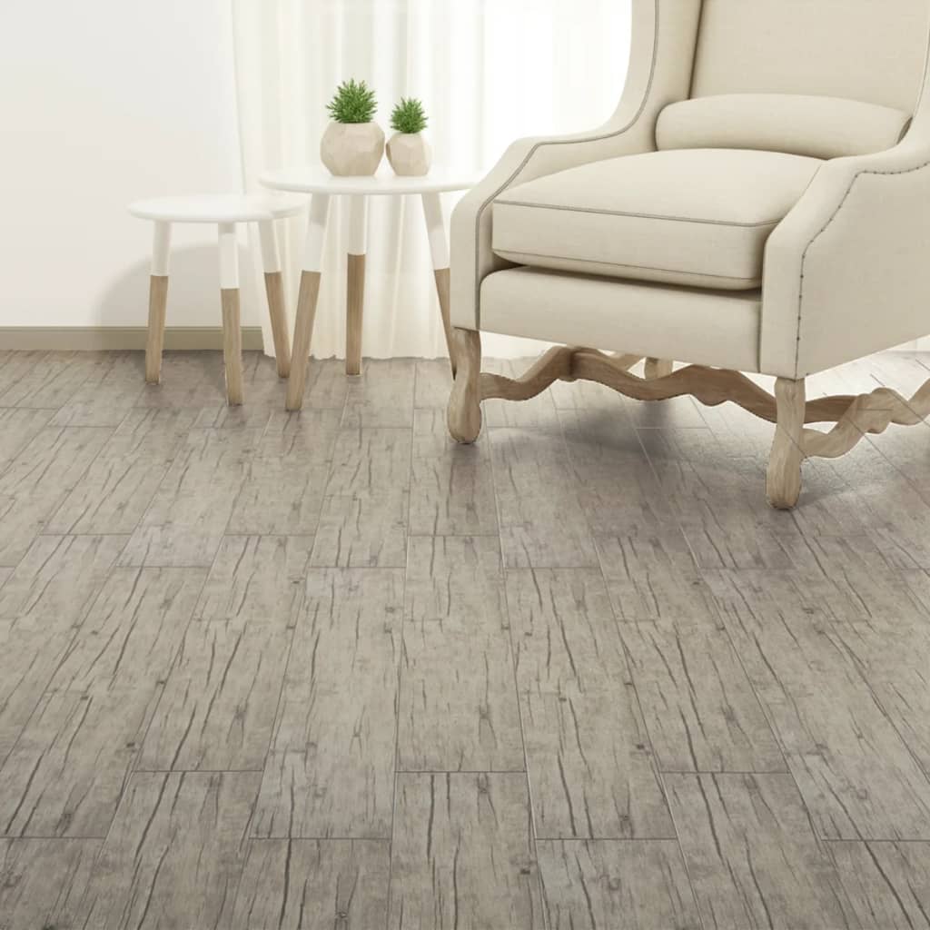 vidaXL Self-adhesive PVC Flooring Planks 5.21 m? 2 mm Oak Washed