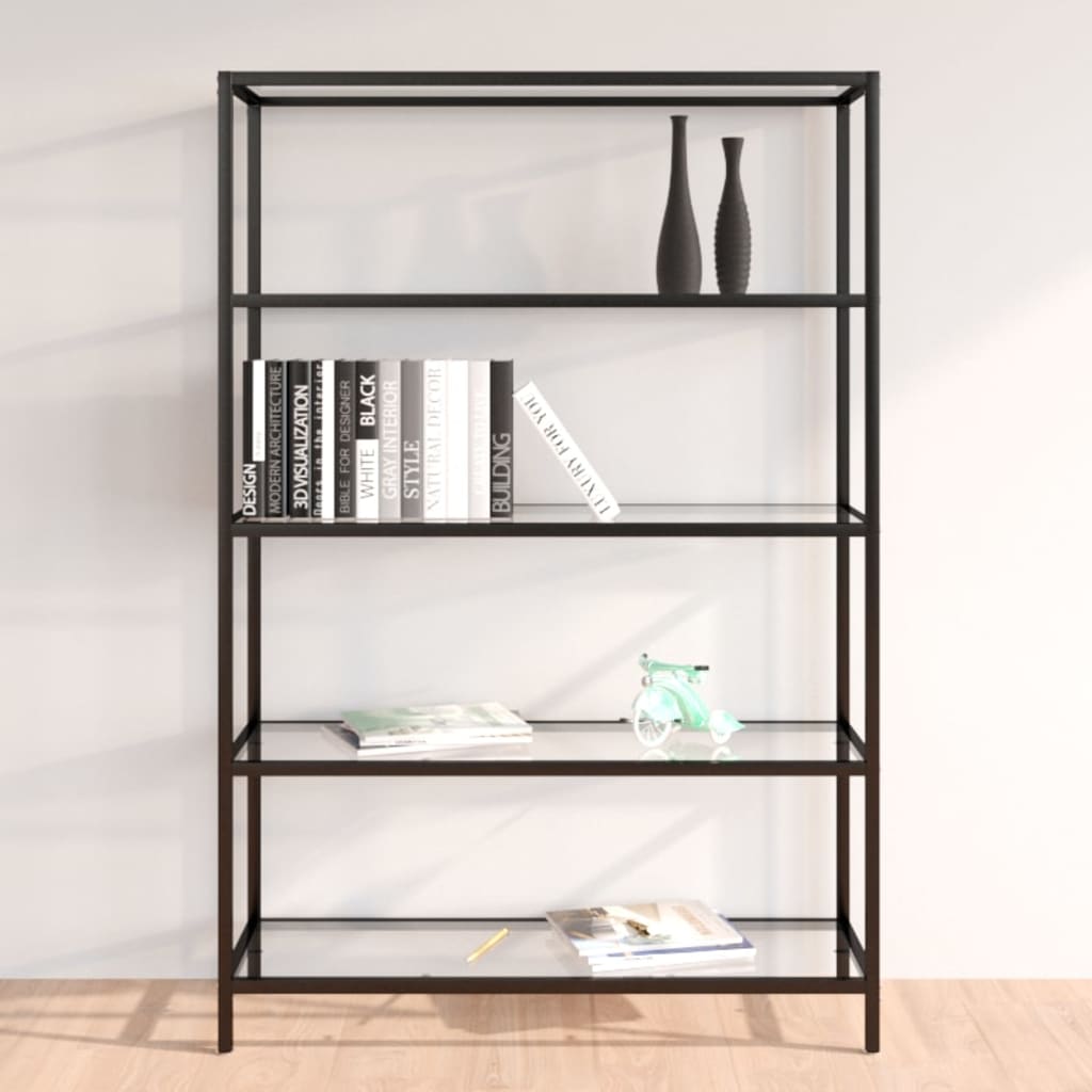 vidaXL Shelf Transparent 100x36x168 cm Tempered Glass
