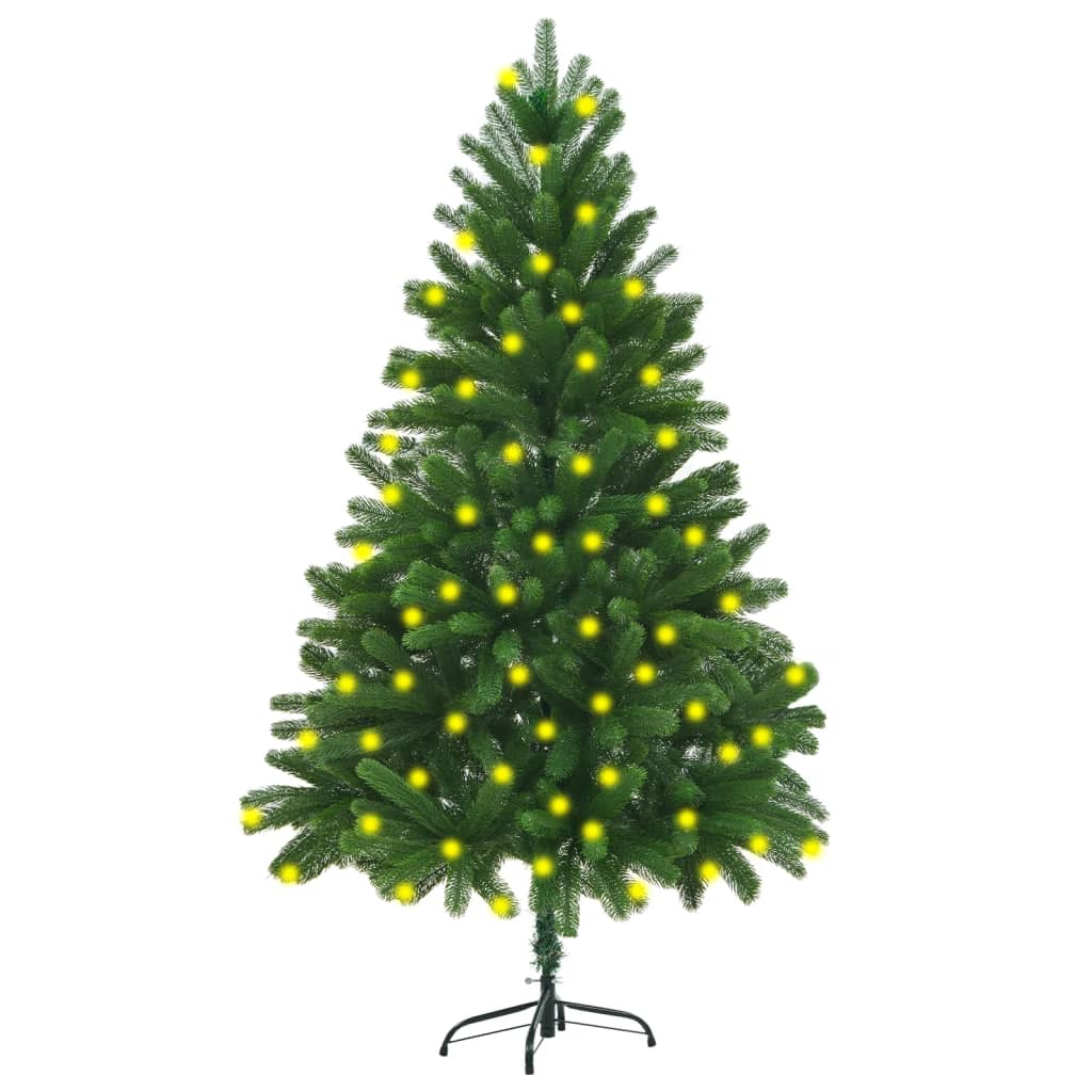 vidaXL Artificial Pre-lit Christmas Tree 180 cm Green
