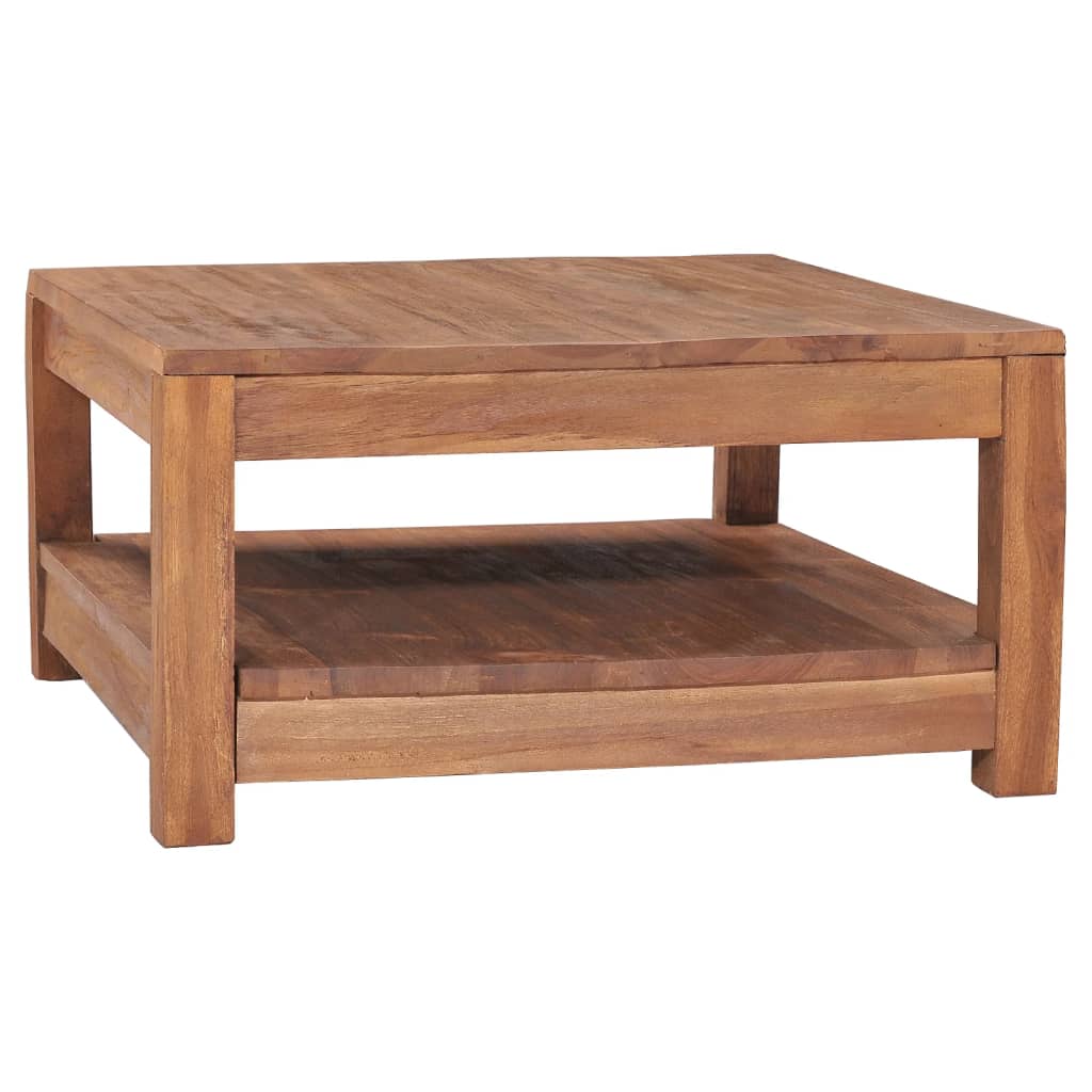 vidaXL Coffee Table 68x67x35 cm Solid Teak Wood