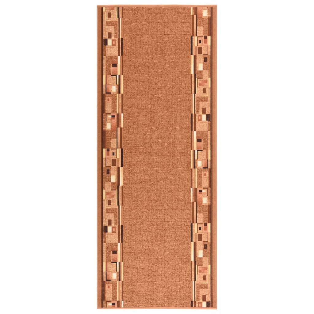 vidaXL Carpet Runner Brown 100x250 cm Anti Slip