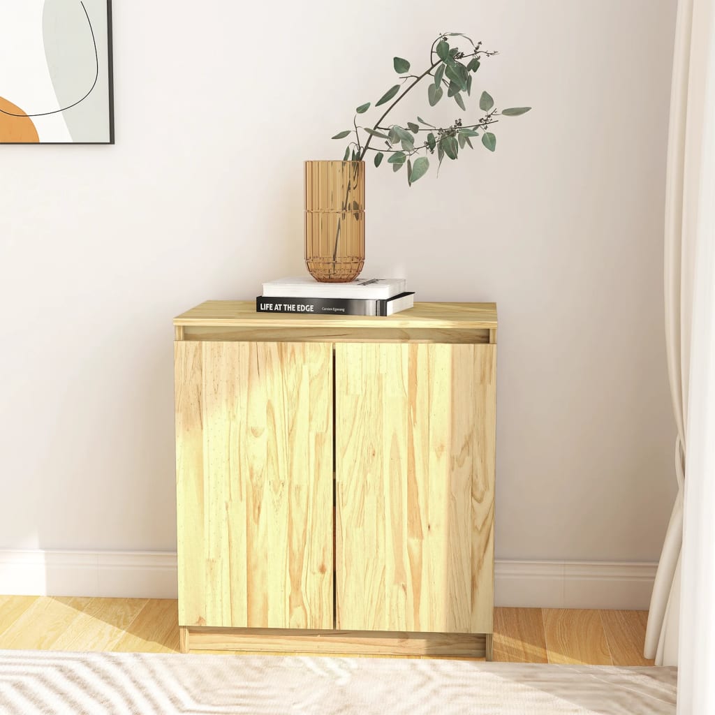 vidaXL Side Cabinet 60x36x65 cm Solid Pinewood