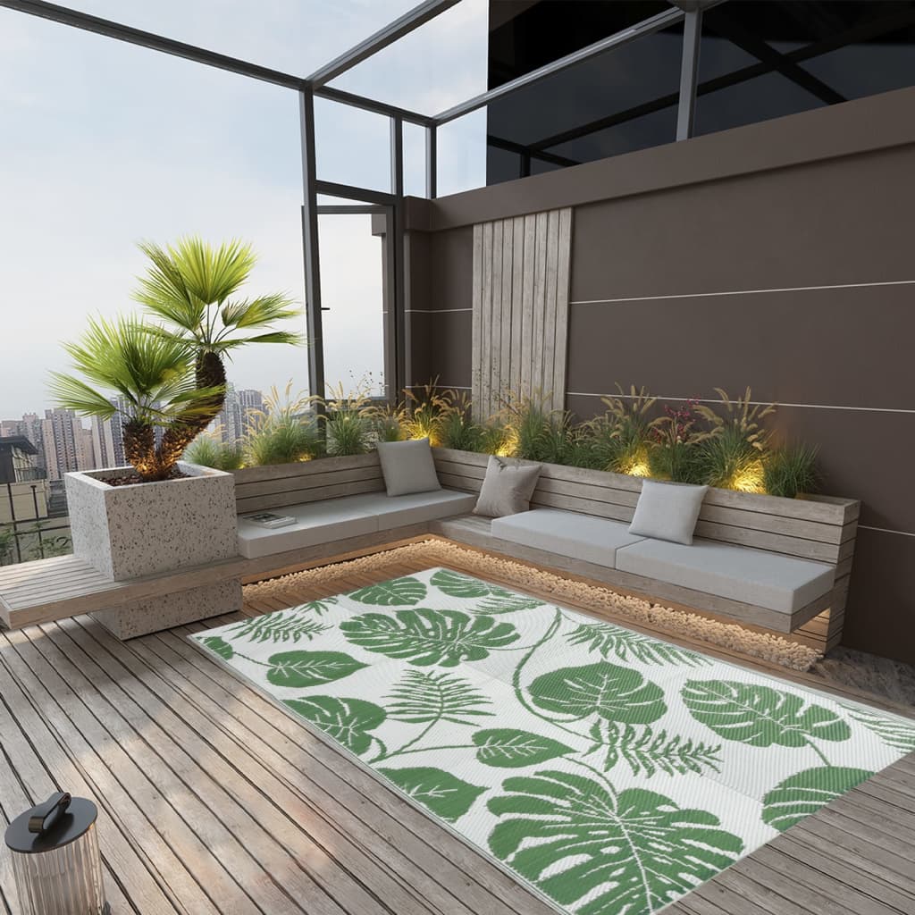 vidaXL Outdoor Rug Green 160x230 cm PP