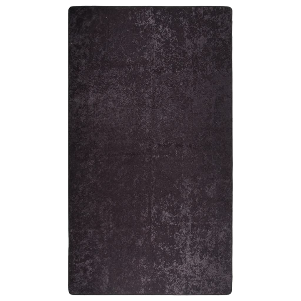 vidaXL Rug Washable 190x300 cm Anthracite Anti Slip