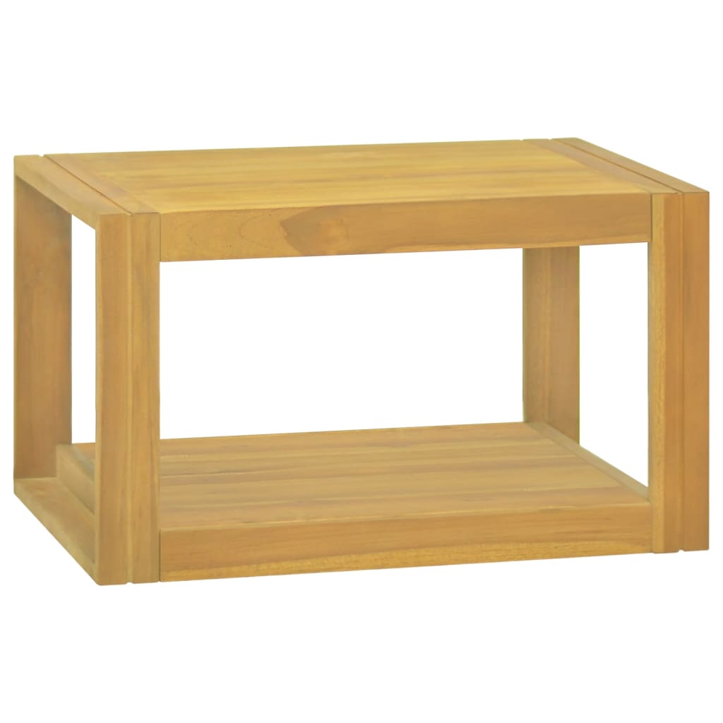 vidaXL Wall-mounted Bathroom Cabinet 60x45x35 cm Solid Wood Teak