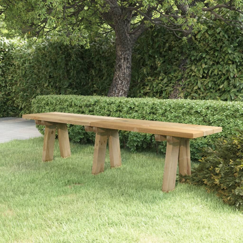 vidaXL Garden Bench 160 cm Impregnated Solid Wood Pine