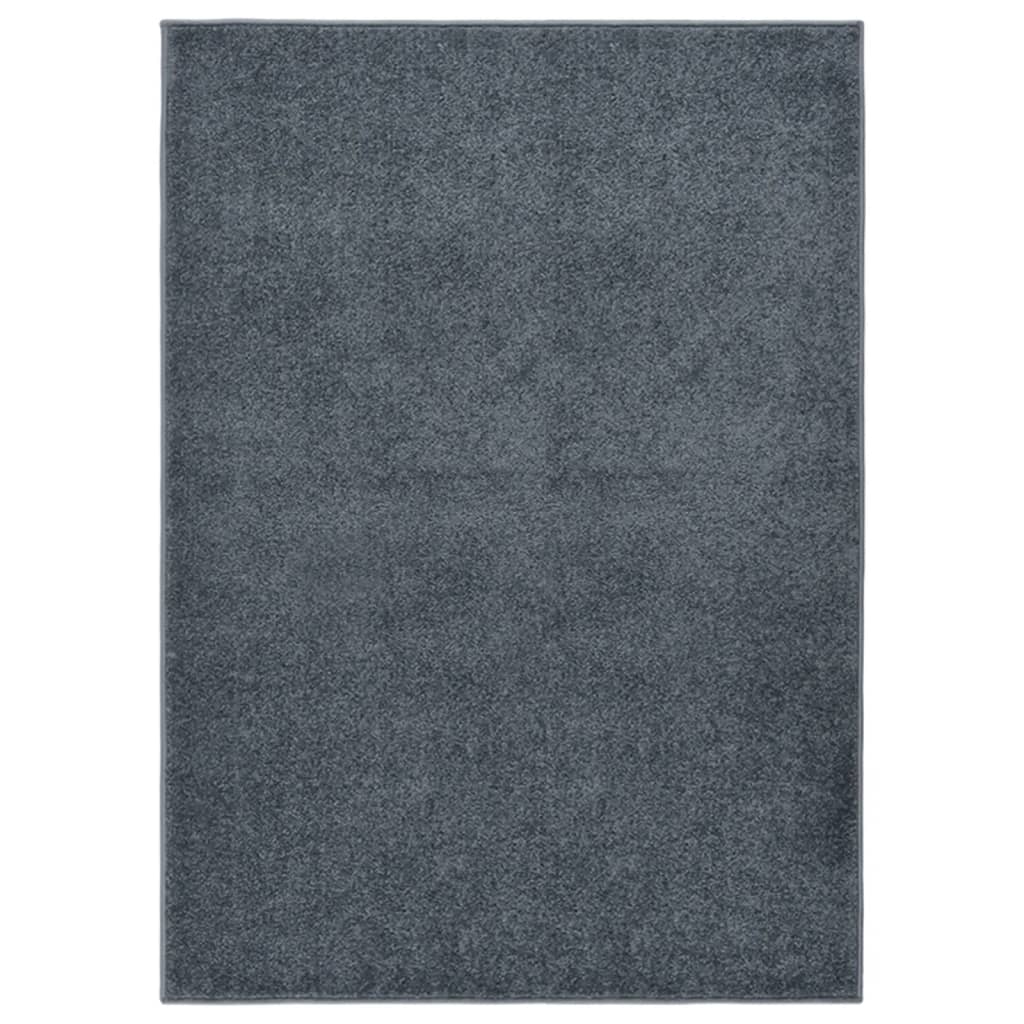 vidaXL Rug Short Pile 120x170 cm Anthracite