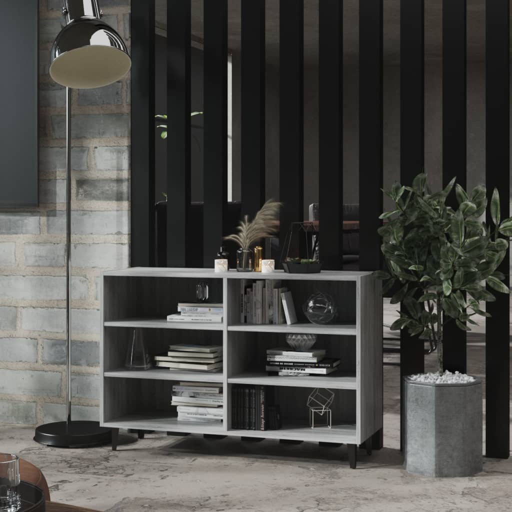 vidaXL Sideboard Grey Sonoma 103.5x35x70 cm Engineered Wood