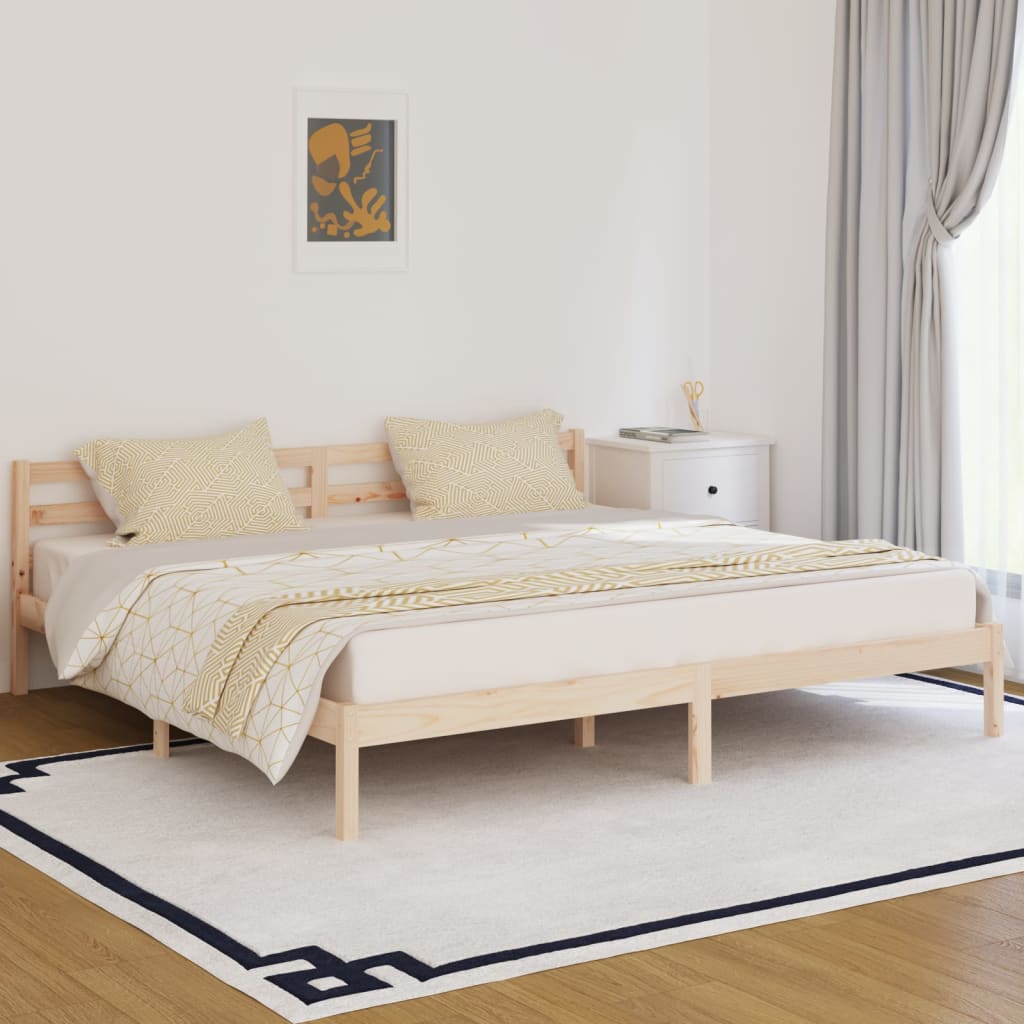 vidaXL Day Bed Solid Wood Pine 200x200 cm Super King