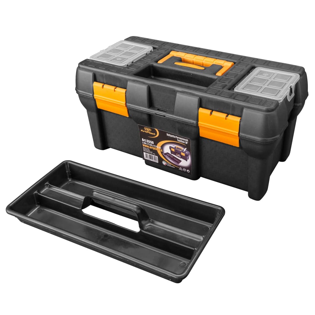 vidaXL Tool Box 450x240x210 mm PP