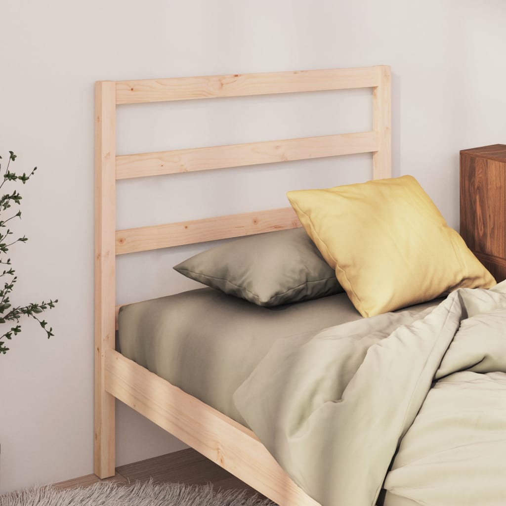 vidaXL Bed Headboard 81x4x100 cm Solid Wood Pine