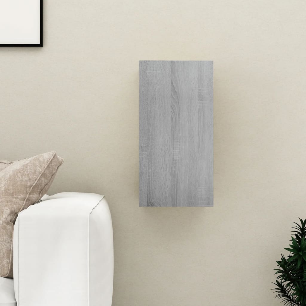 vidaXL TV Cabinet Grey Sonoma 30.5x30x60 cm Engineered Wood