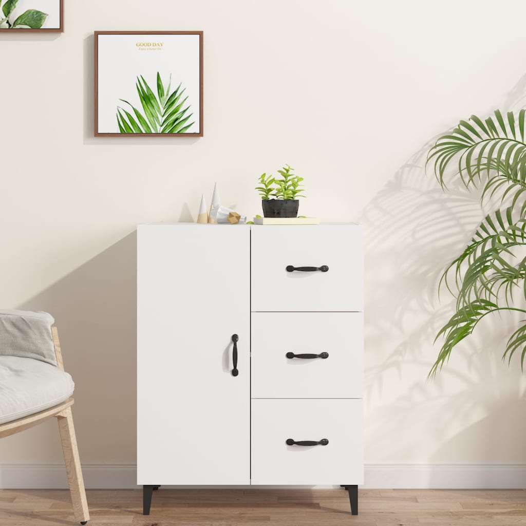 vidaXL Sideboard White 69.5x34x90 cm Engineered Wood