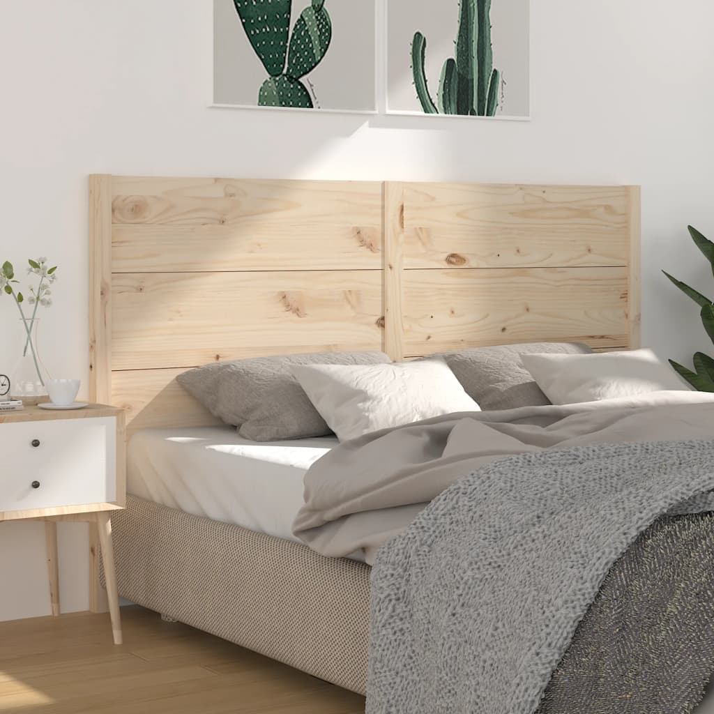 vidaXL Headboard 166x4x100 cm Solid Wood Pine