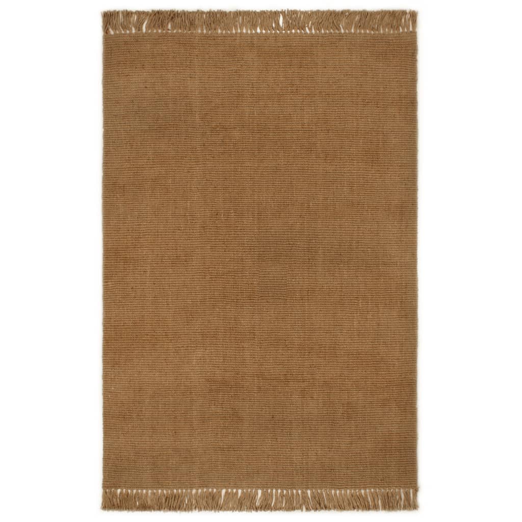 vidaXL Runner Rug with Tassels 80x300 cm Jute