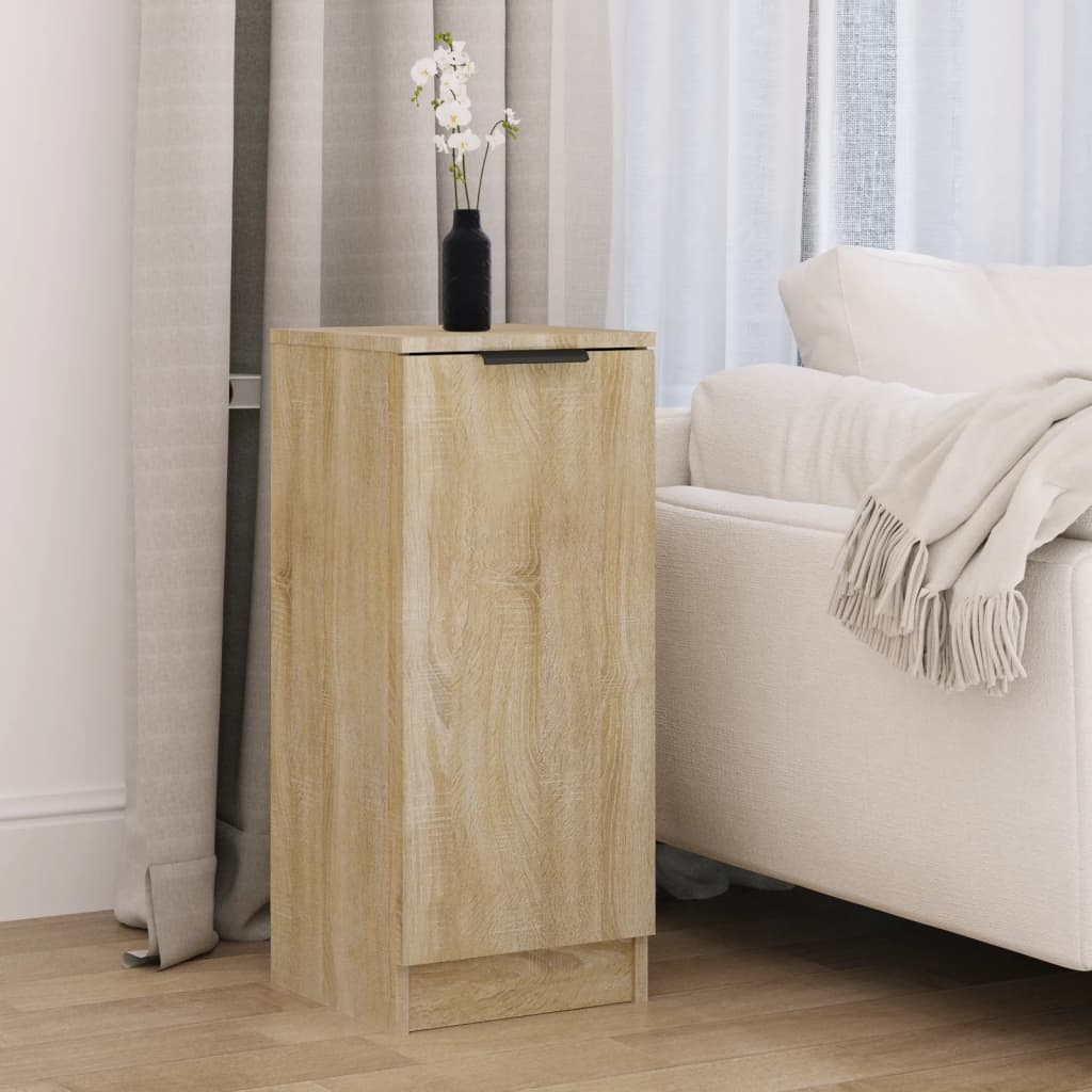 vidaXL Sideboard Sonoma Oak 30x30x70 cm Engineered Wood