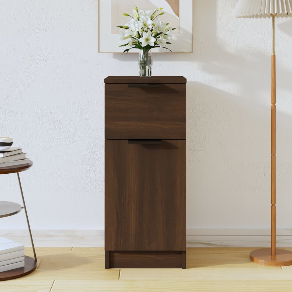 vidaXL Sideboard Brown Oak 30x30x70 cm Engineered Wood
