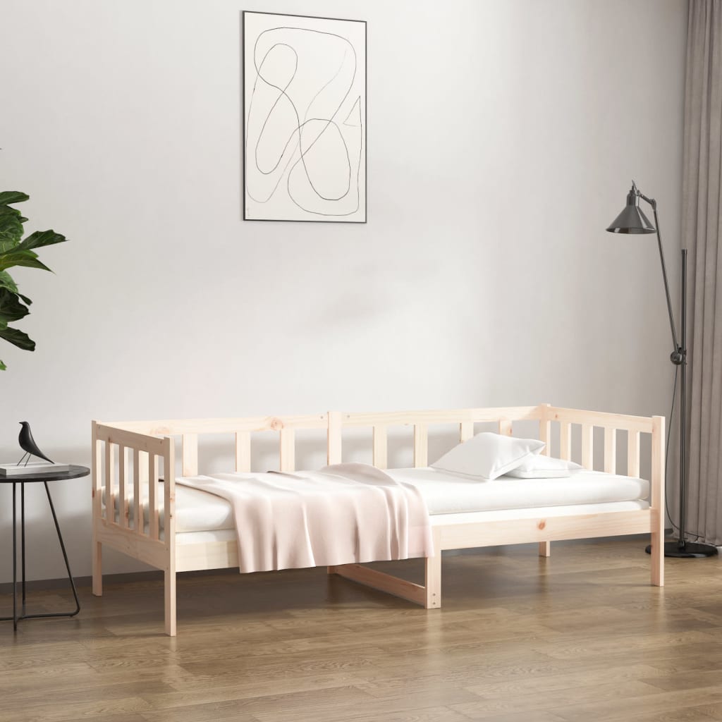 vidaXL Day Bed 90x190 cm Solid Wood Pine