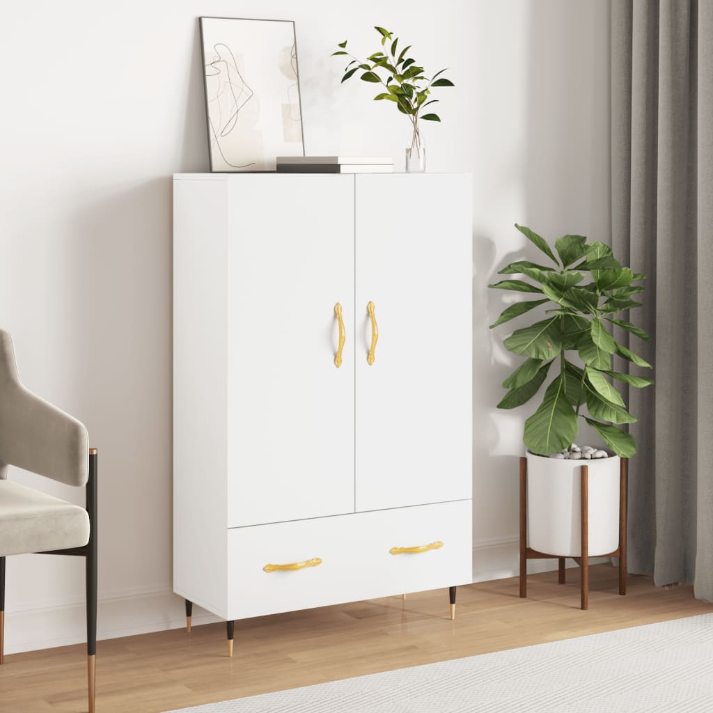 vidaXL Highboard White 69.5x31x115 cm Engineered Wood