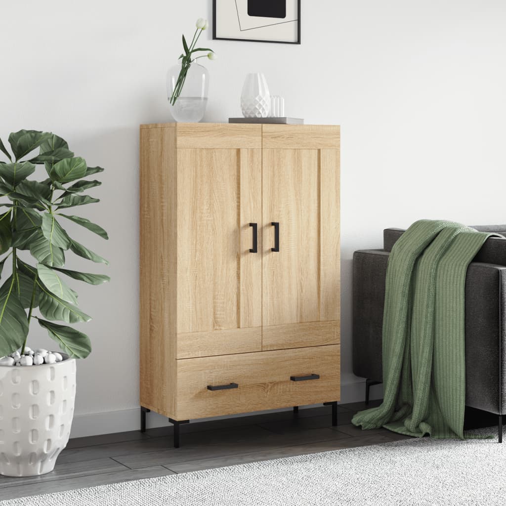 vidaXL Highboard Sonoma Oak 69.5x31x115 cm Engineered Wood