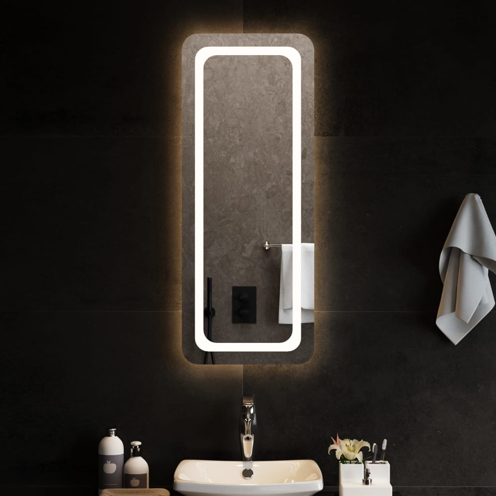 vidaXL LED Bathroom Mirror 40x100 cm