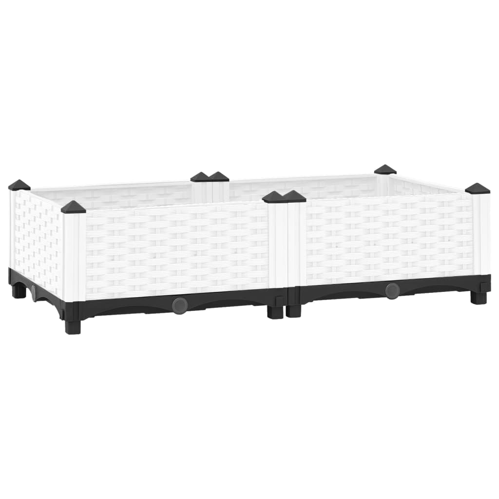 vidaXL Raised Bed 80x40x23 cm Polypropylene