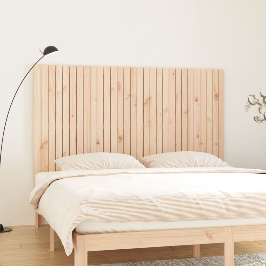 vidaXL Wall Headboard 185x3x110 cm Solid Wood Pine