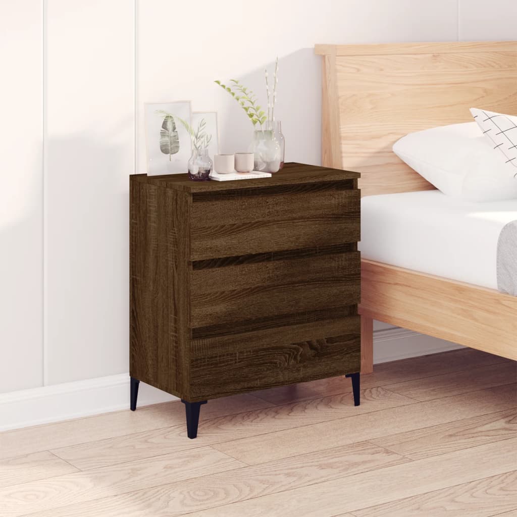 vidaXL Sideboard Brown Oak 60x35x70 cm Engineered Wood