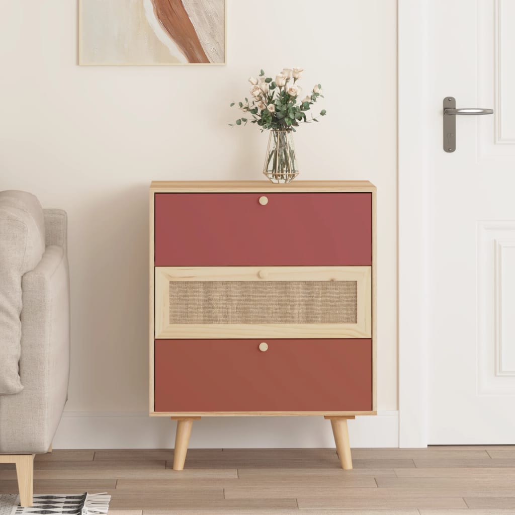 vidaXL Sideboard with Drawers 60x30x75 cm Engineered Wood