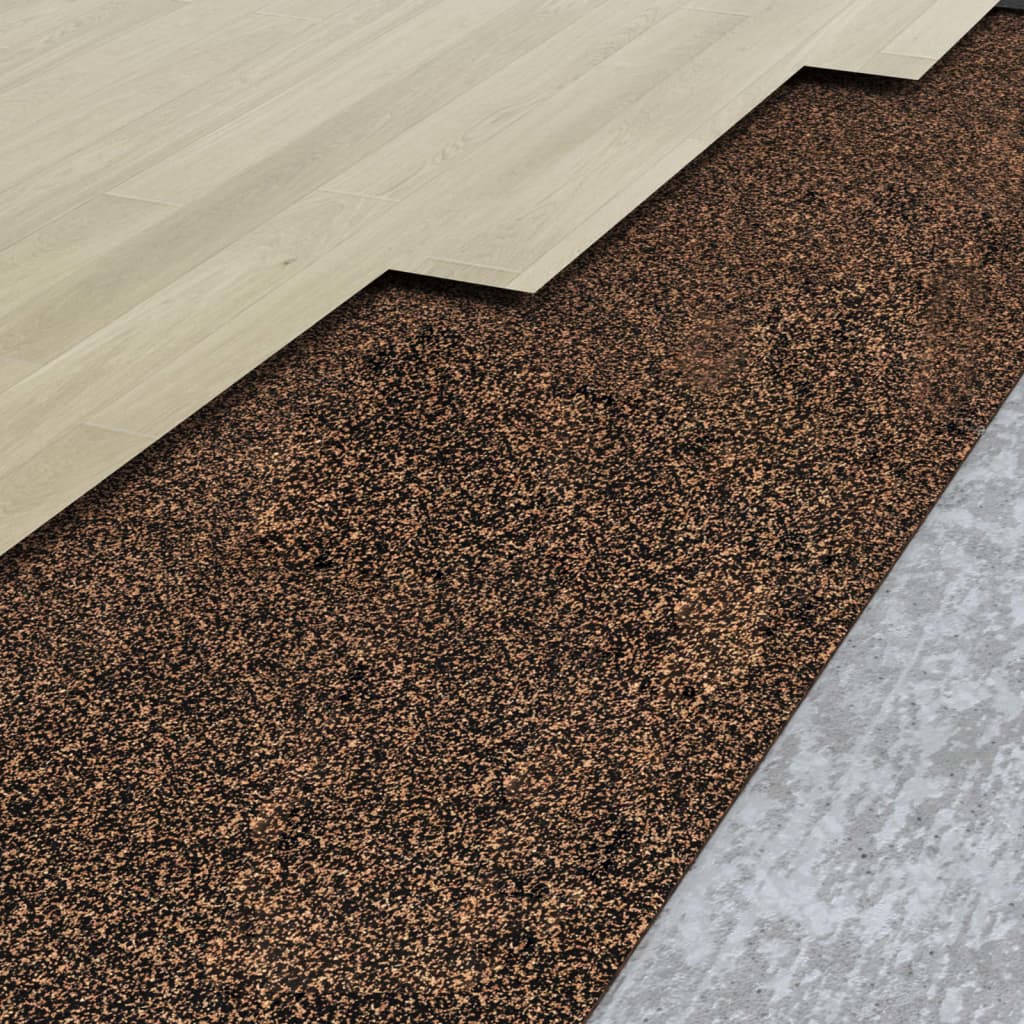 vidaXL Rubber Cork RollåÊ100x500 cm 2 mm