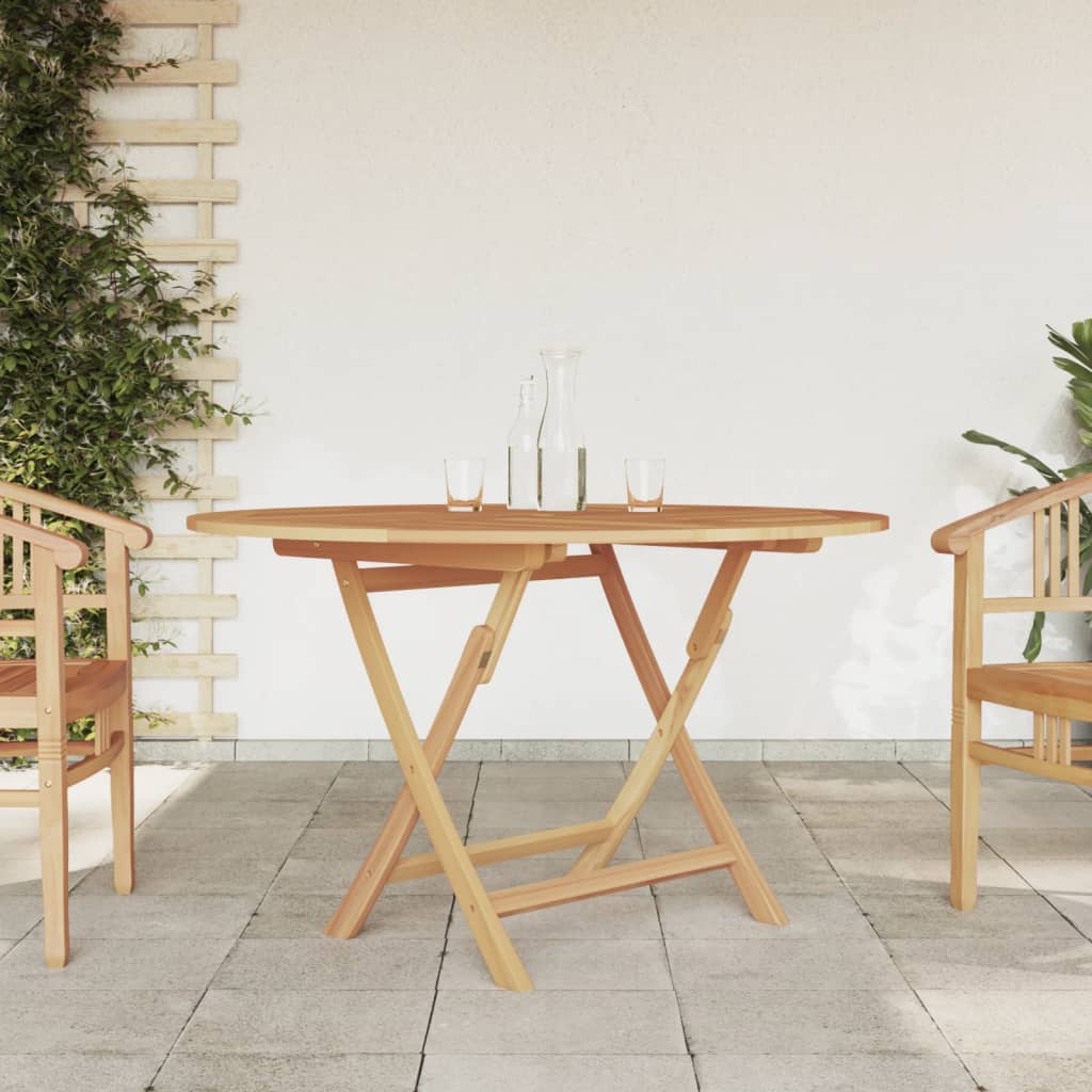 vidaXL Folding Garden Table Ì÷ 120x75 cm Solid Wood Teak