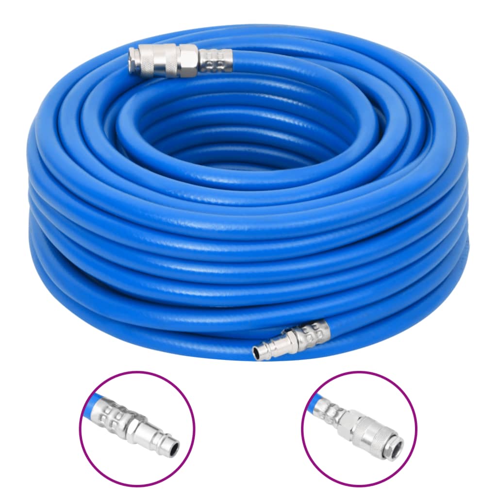 vidaXL Air Hose Blue 0.6" 5 m PVC