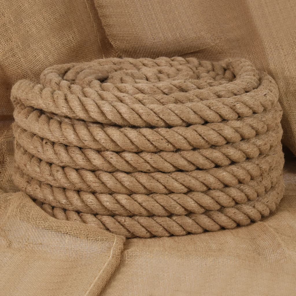 vidaXL Jute Rope 10 m Long 40 mm Thick
