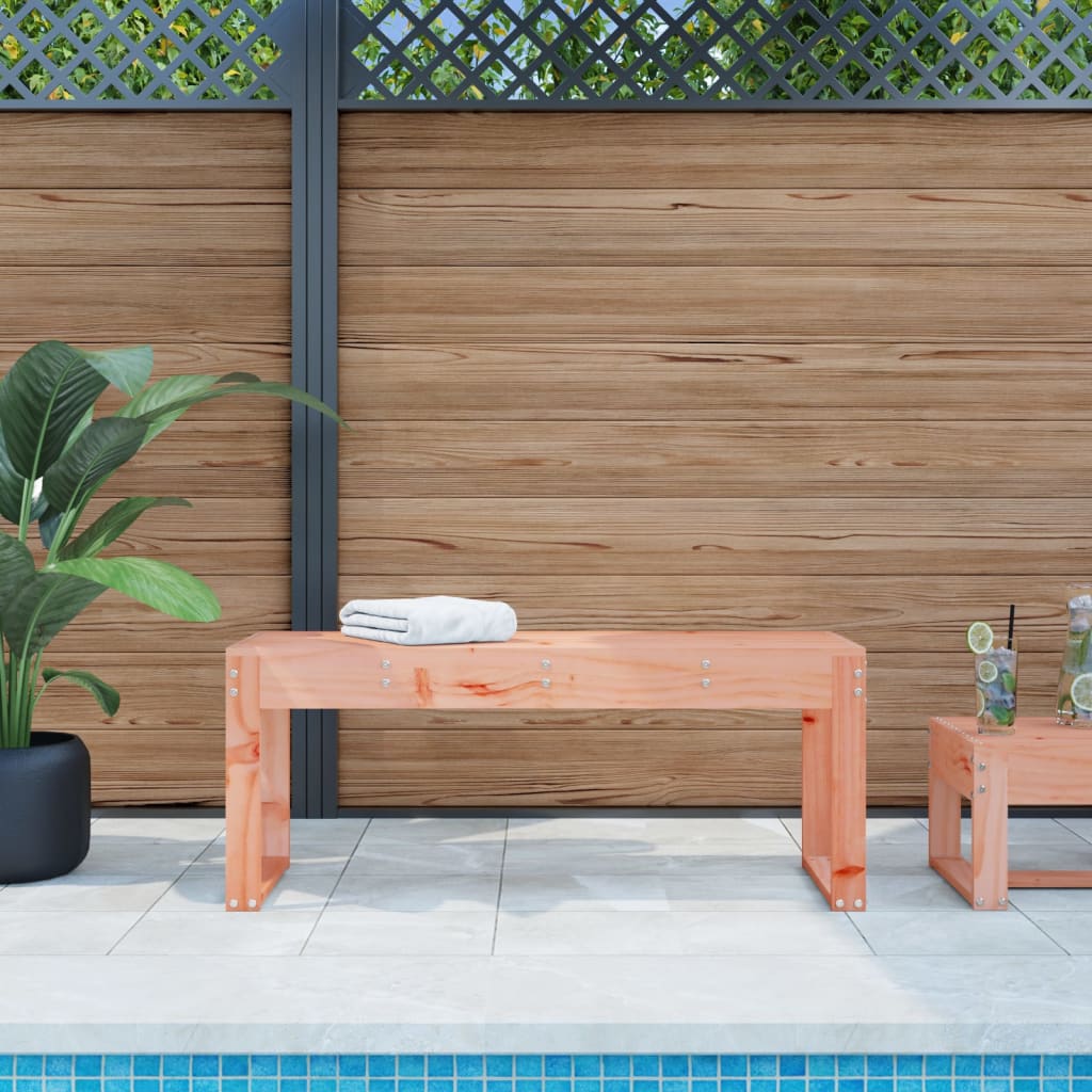 vidaXL Garden Bench 110x38x45 cm Solid Wood Douglas