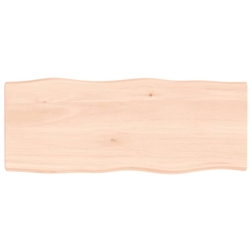 vidaXL Table Top 100x40x(2-4) cm Untreated Solid Wood Live Edge