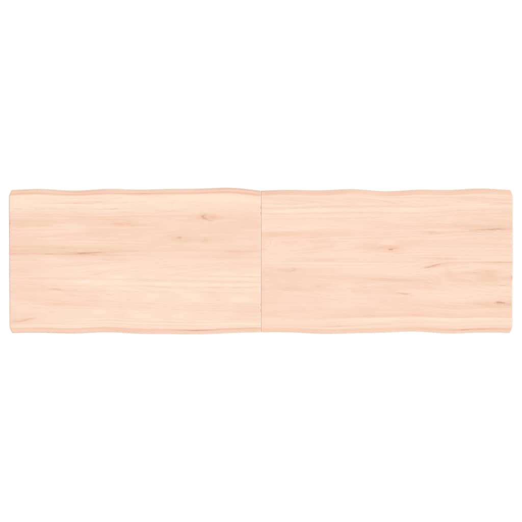 vidaXL Table Top 140x40x(2-4) cm Untreated Solid Wood Live Edge
