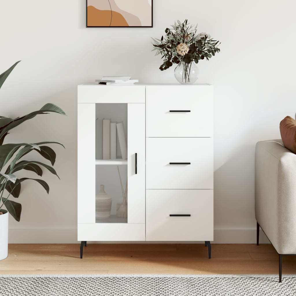 vidaXL Sideboard White 69.5x34x90 cm Engineered Wood
