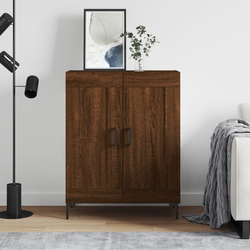 vidaXL Sideboard Brown Oak 69.5x34x90 cm Engineered Wood